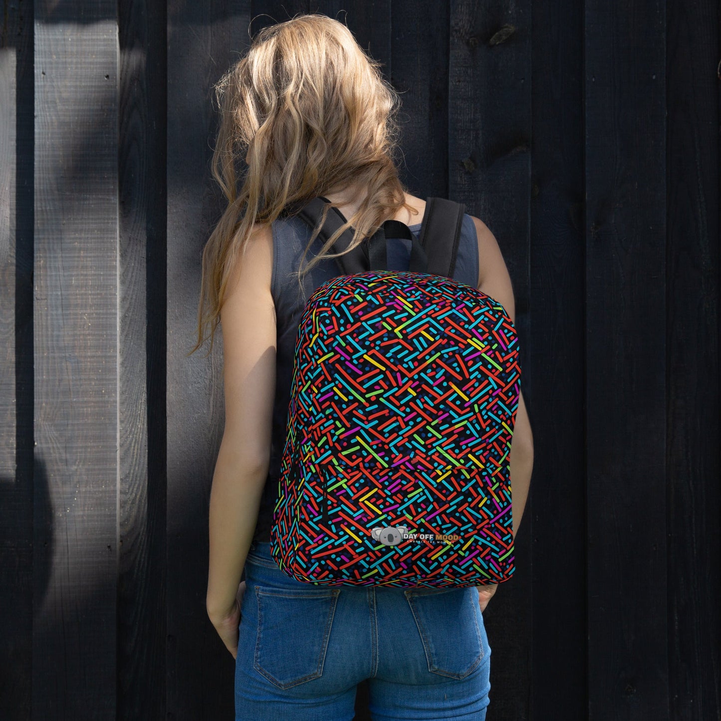 Backpack - Day Off Mood Neon pattern - Day Off Mood