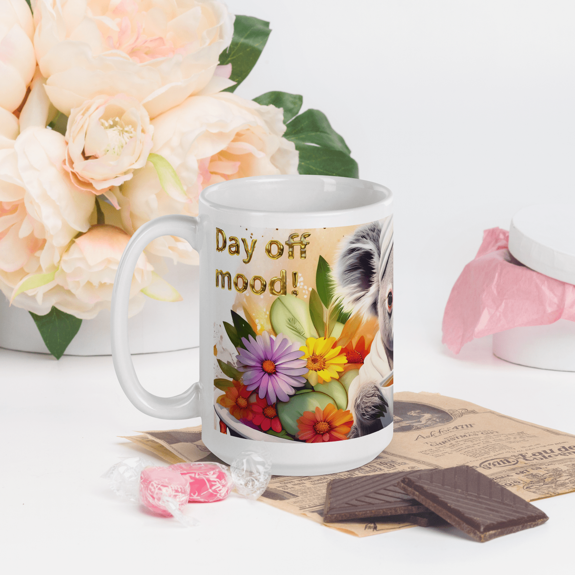 Bath - "day off mood" glossy mug - Day Off Mood