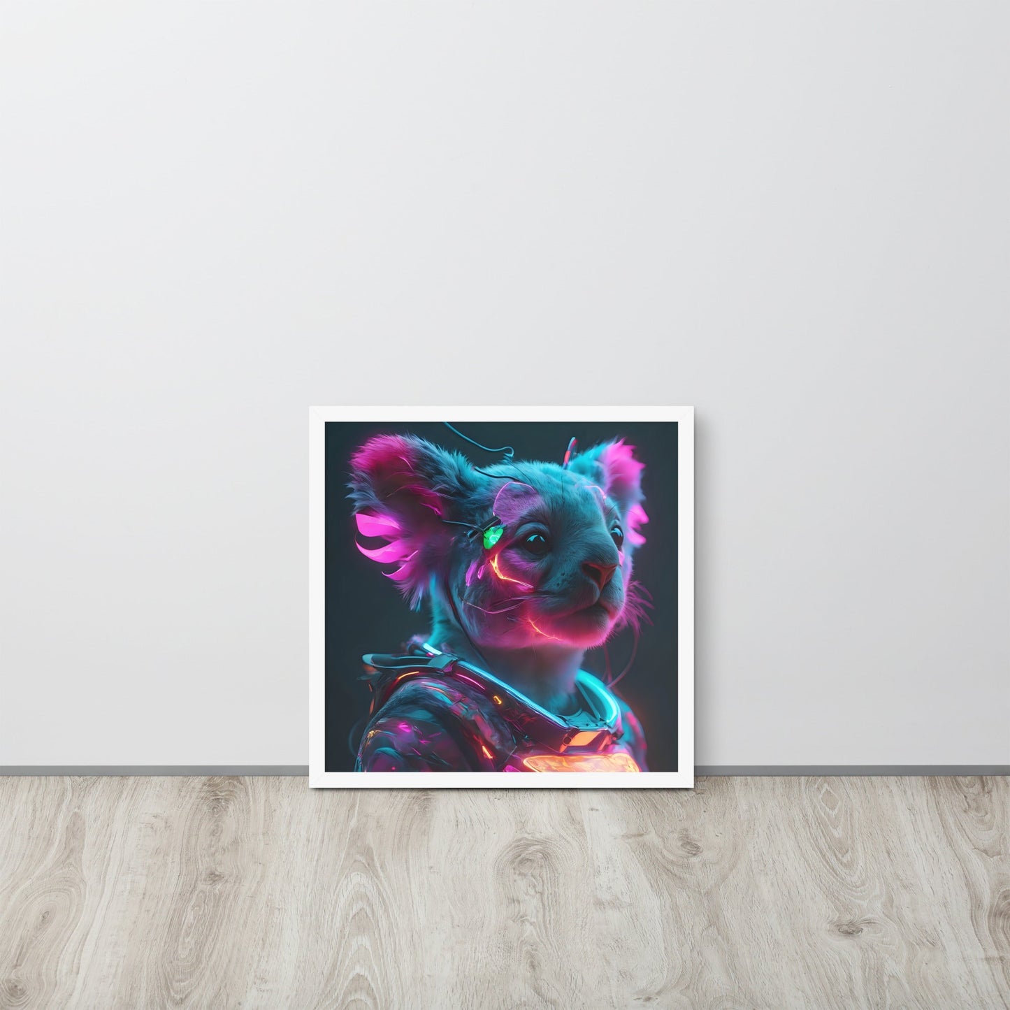 Koala Electric Neon Wall art Frame - Day Off Mood