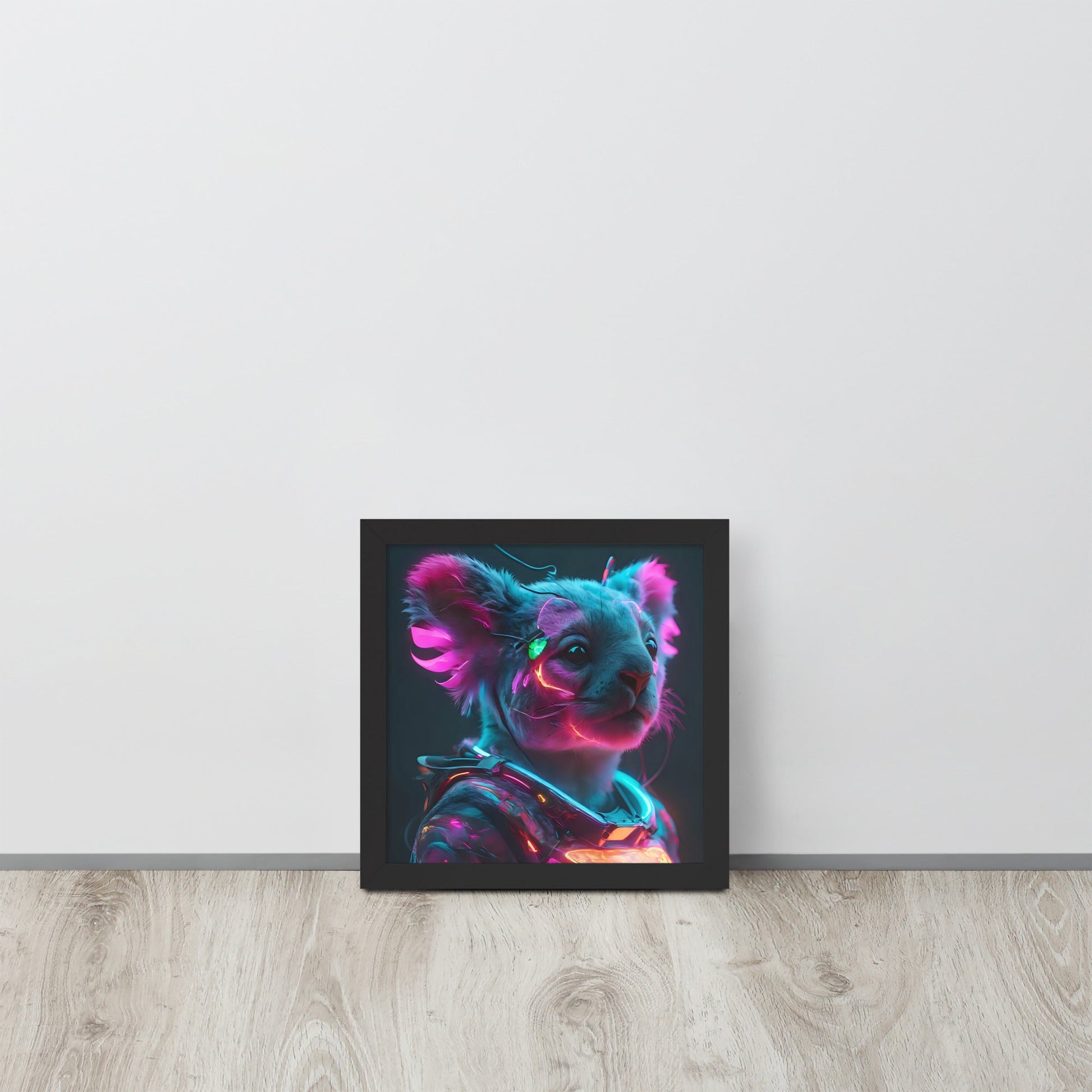 Koala Electric Neon Wall art Frame - Day Off Mood