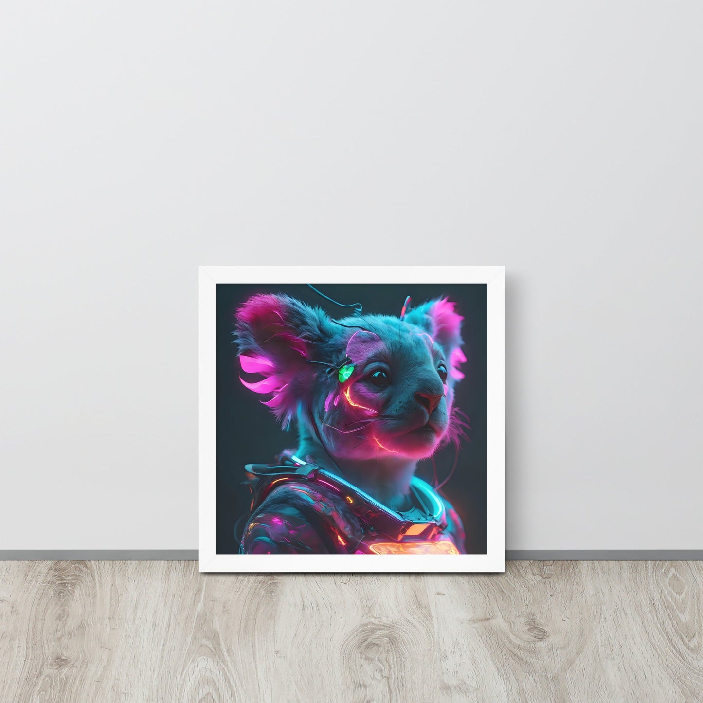 Koala Electric Neon Wall art Frame - Day Off Mood
