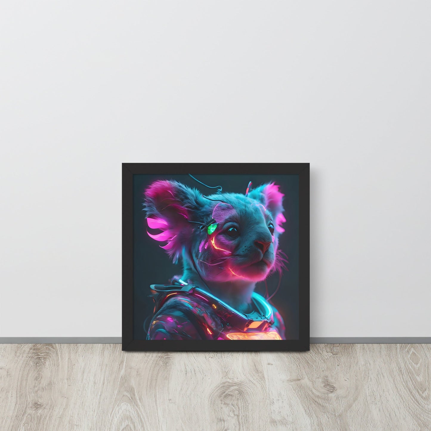 Koala Electric Neon Wall art Frame - Day Off Mood