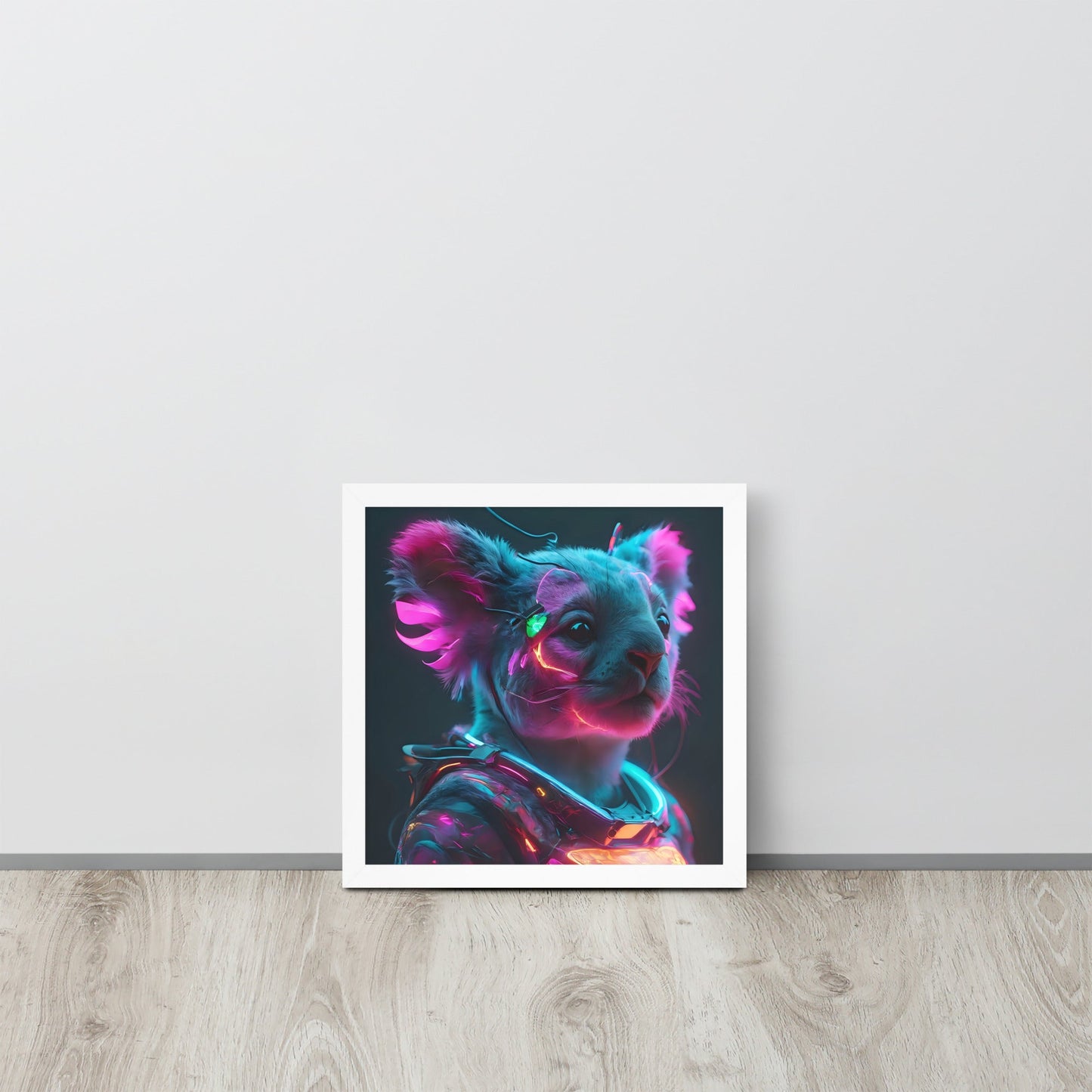 Koala Electric Neon Wall art Frame - Day Off Mood