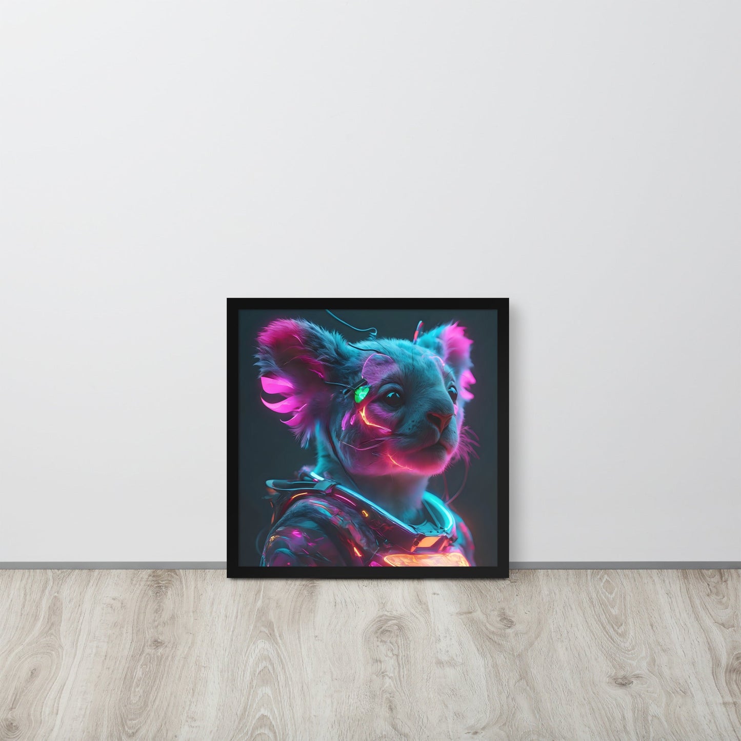 Koala Electric Neon Wall art Frame - Day Off Mood