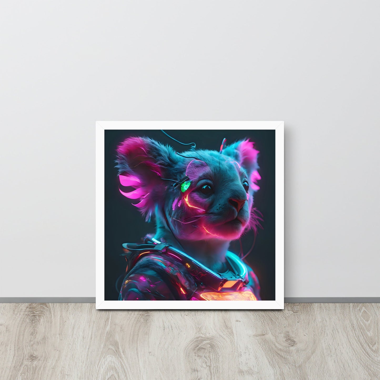 Koala Electric Neon Wall art Frame - Day Off Mood