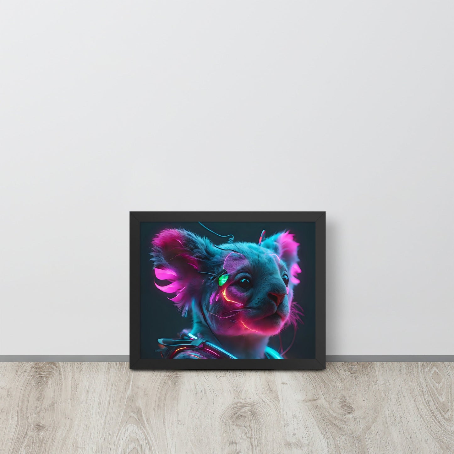 Koala Electric Neon Wall art Frame - Day Off Mood