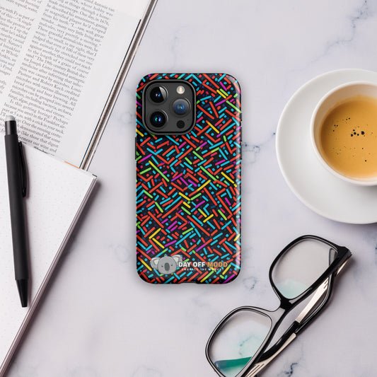 Tough Case for iPhone® - Pattern - Day Off Mood