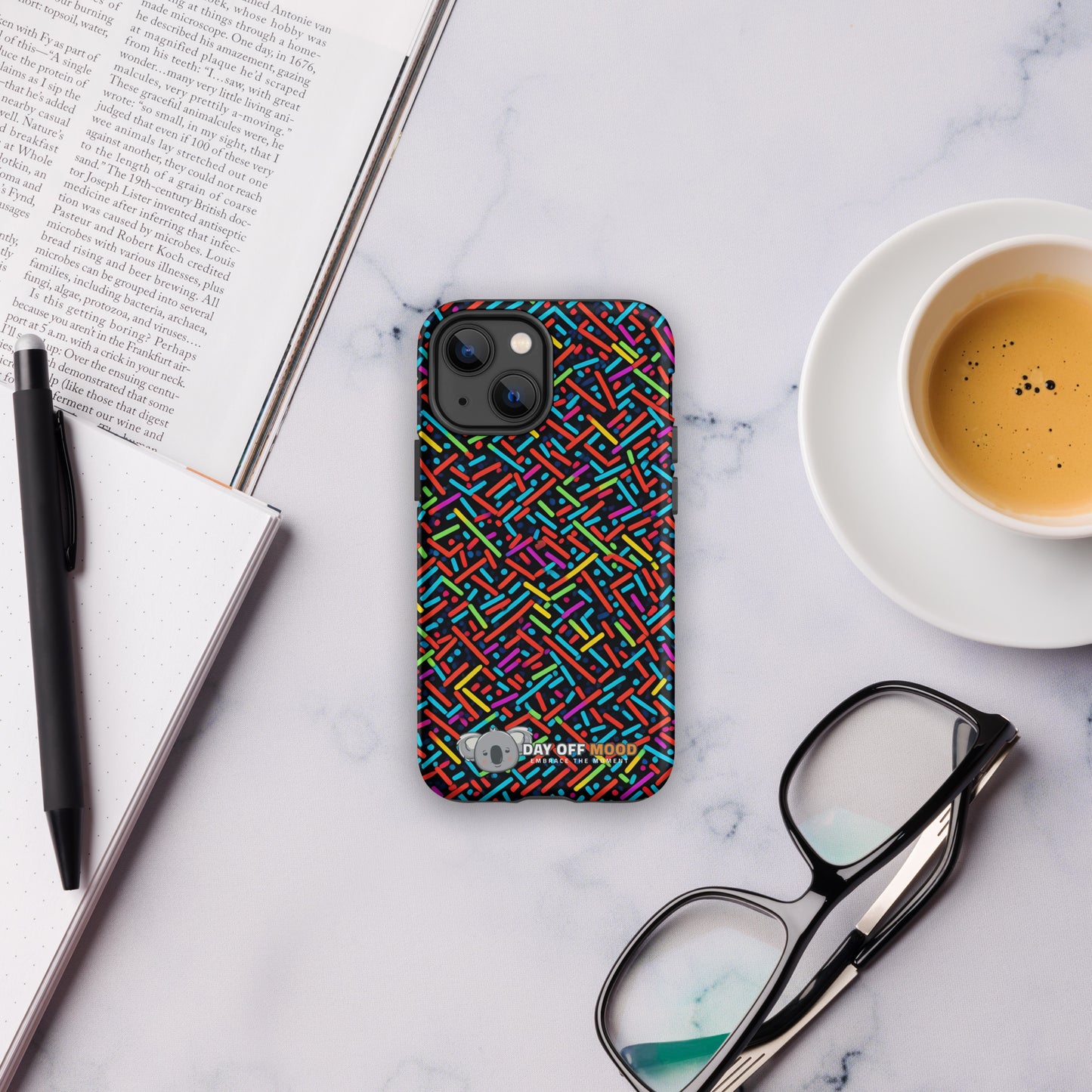 Tough Case for iPhone® - Pattern - Day Off Mood