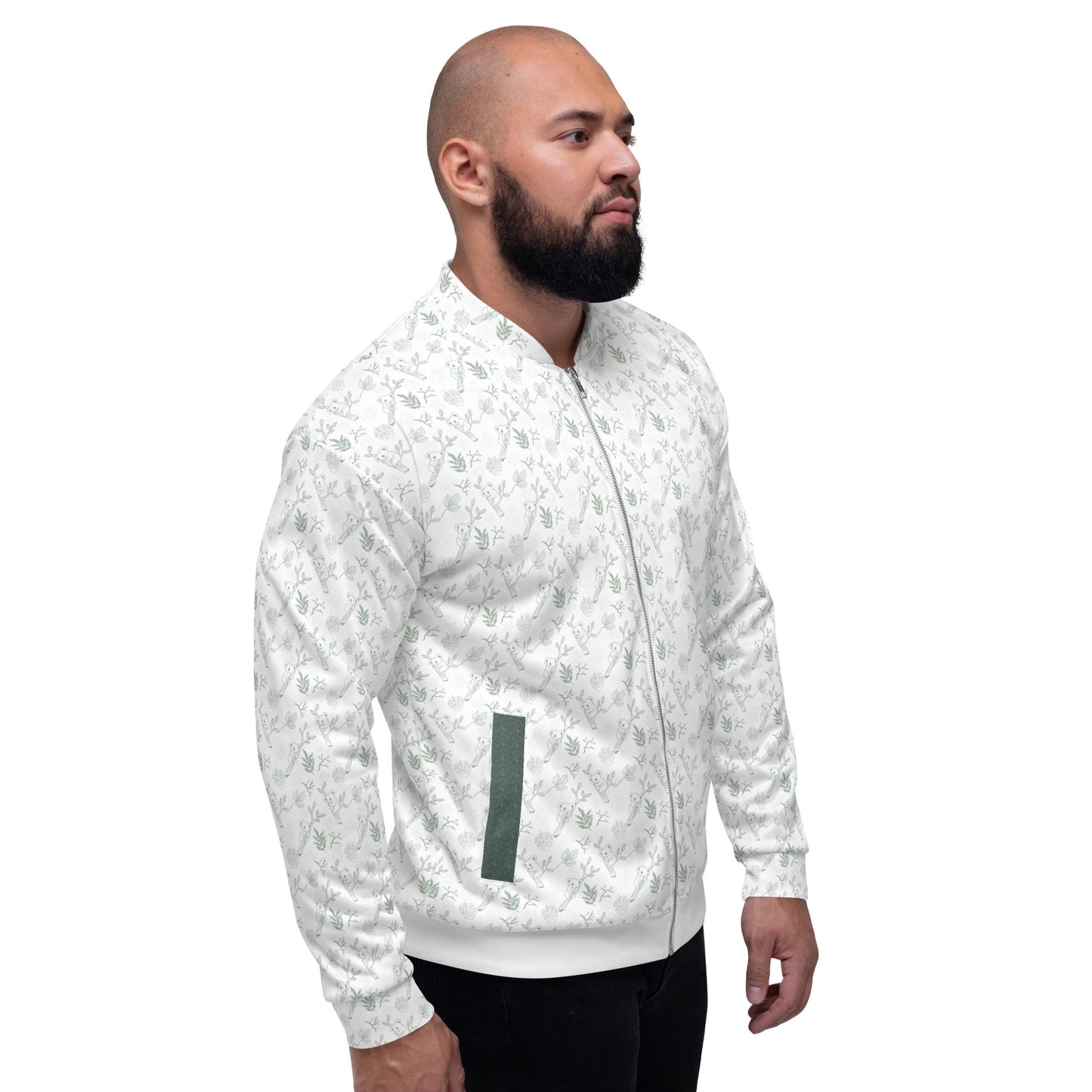 Unisex Bomber Jacket DOM Pattern - Day Off Mood