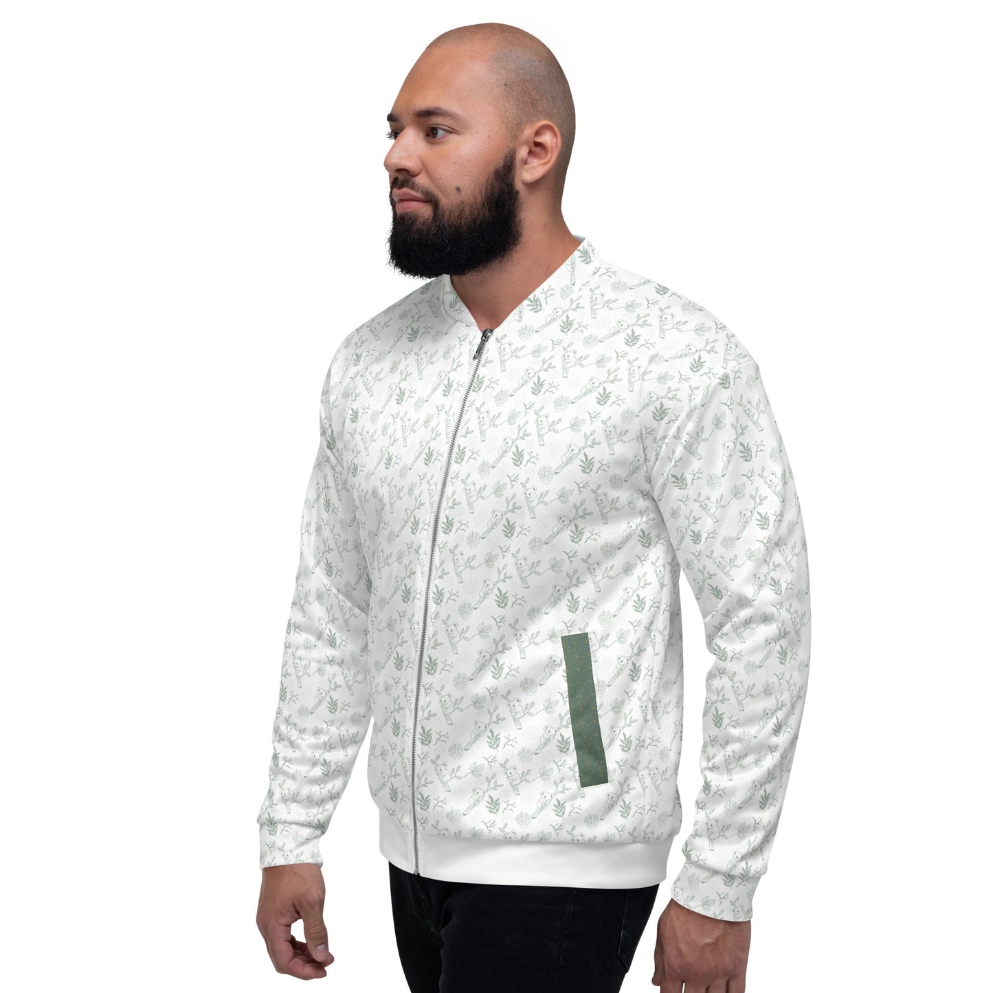 Unisex Bomber Jacket DOM Pattern - Day Off Mood