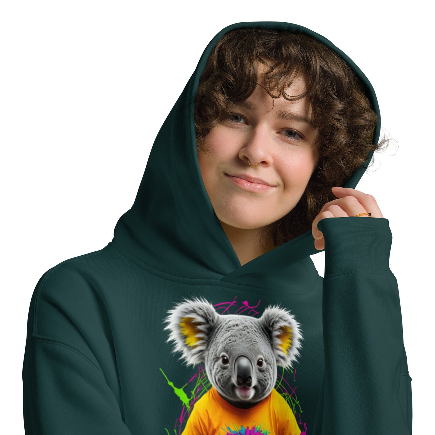 Unisex oversized hoodie - Koala Series - Day Off Mood