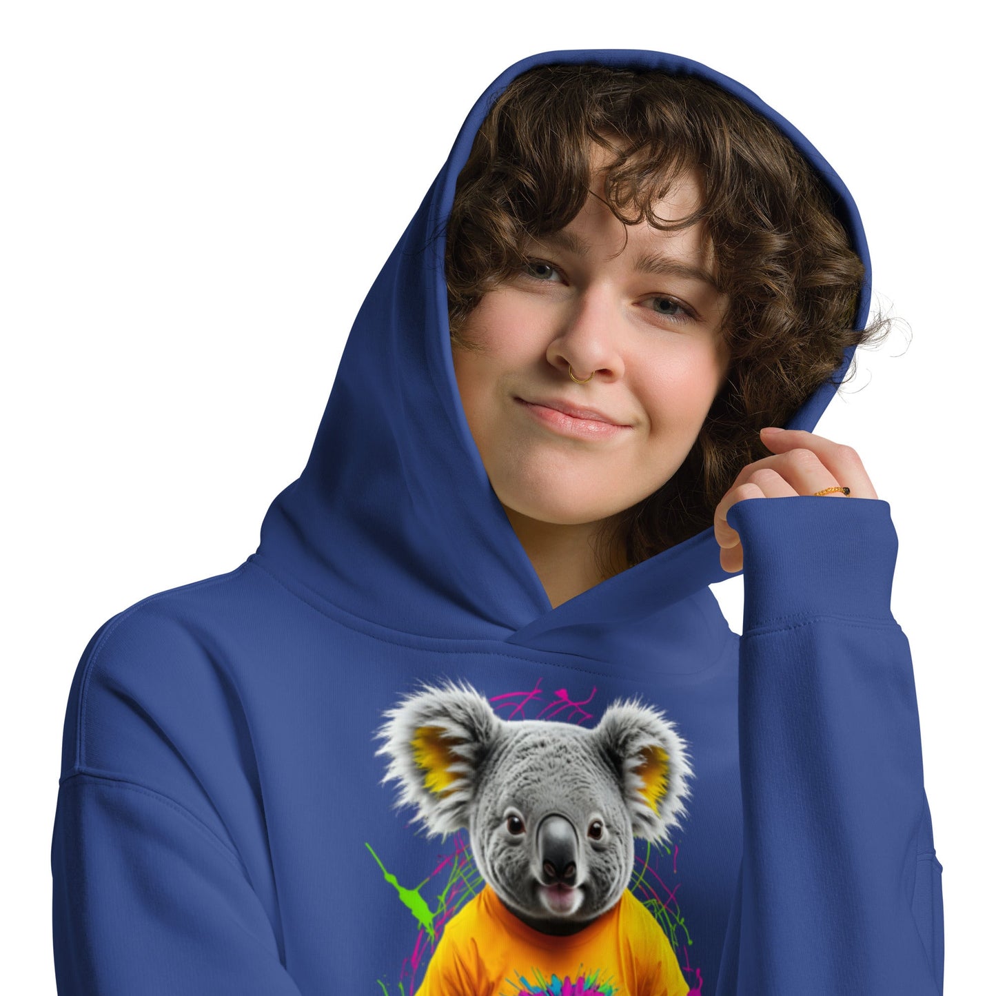 Unisex oversized hoodie - Koala Series - Day Off Mood