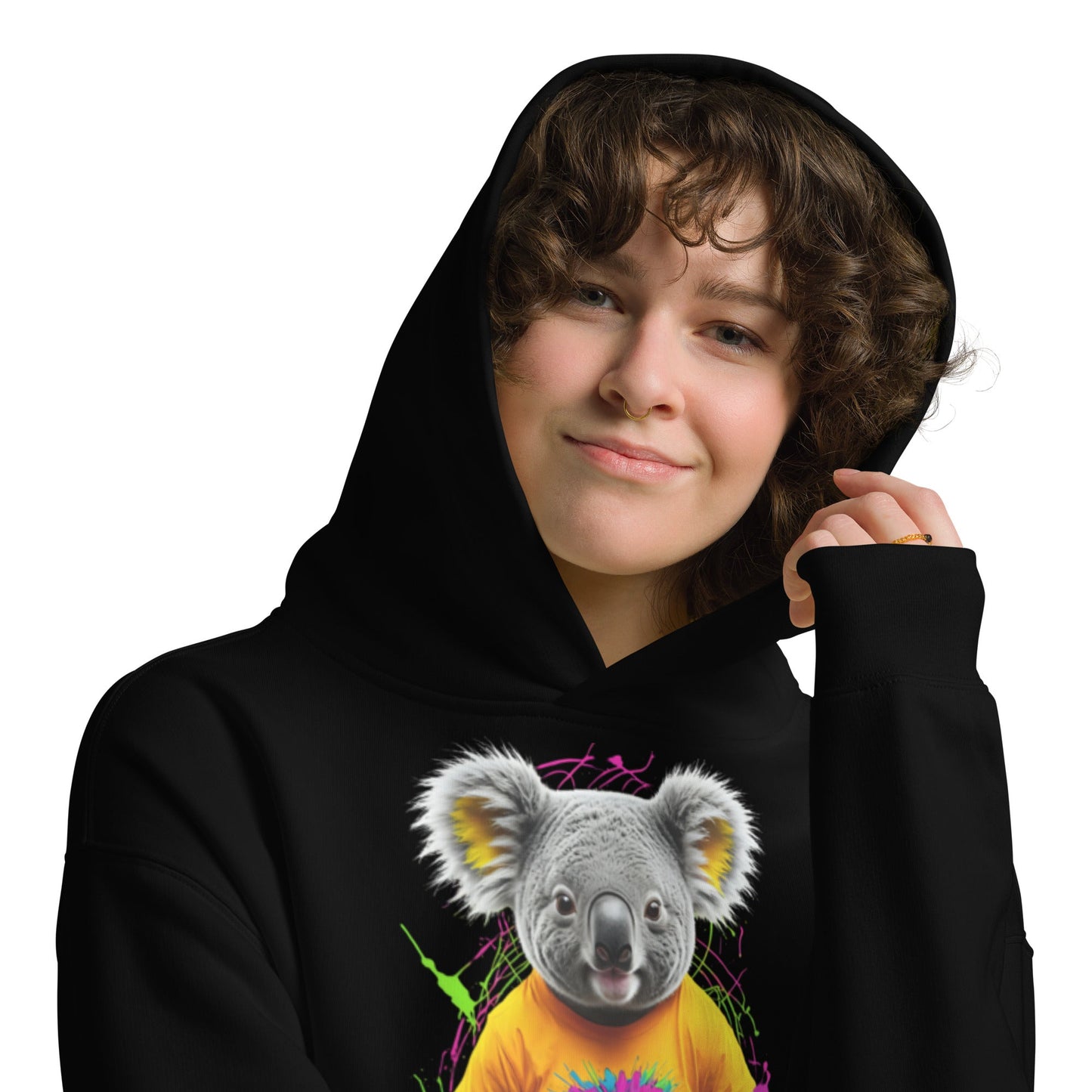 Unisex oversized hoodie - Koala Series - Day Off Mood