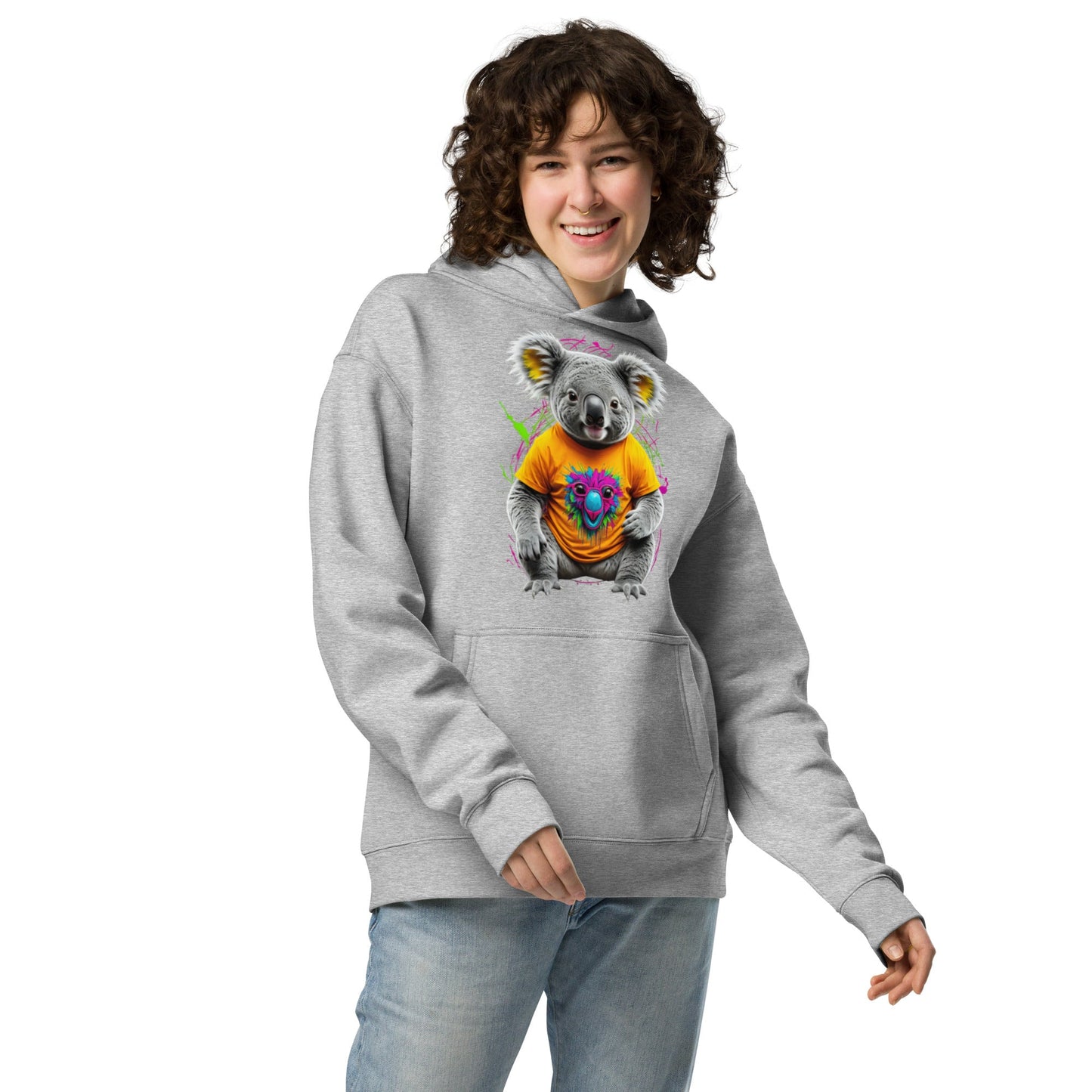 Unisex oversized hoodie - Koala Series - Day Off Mood