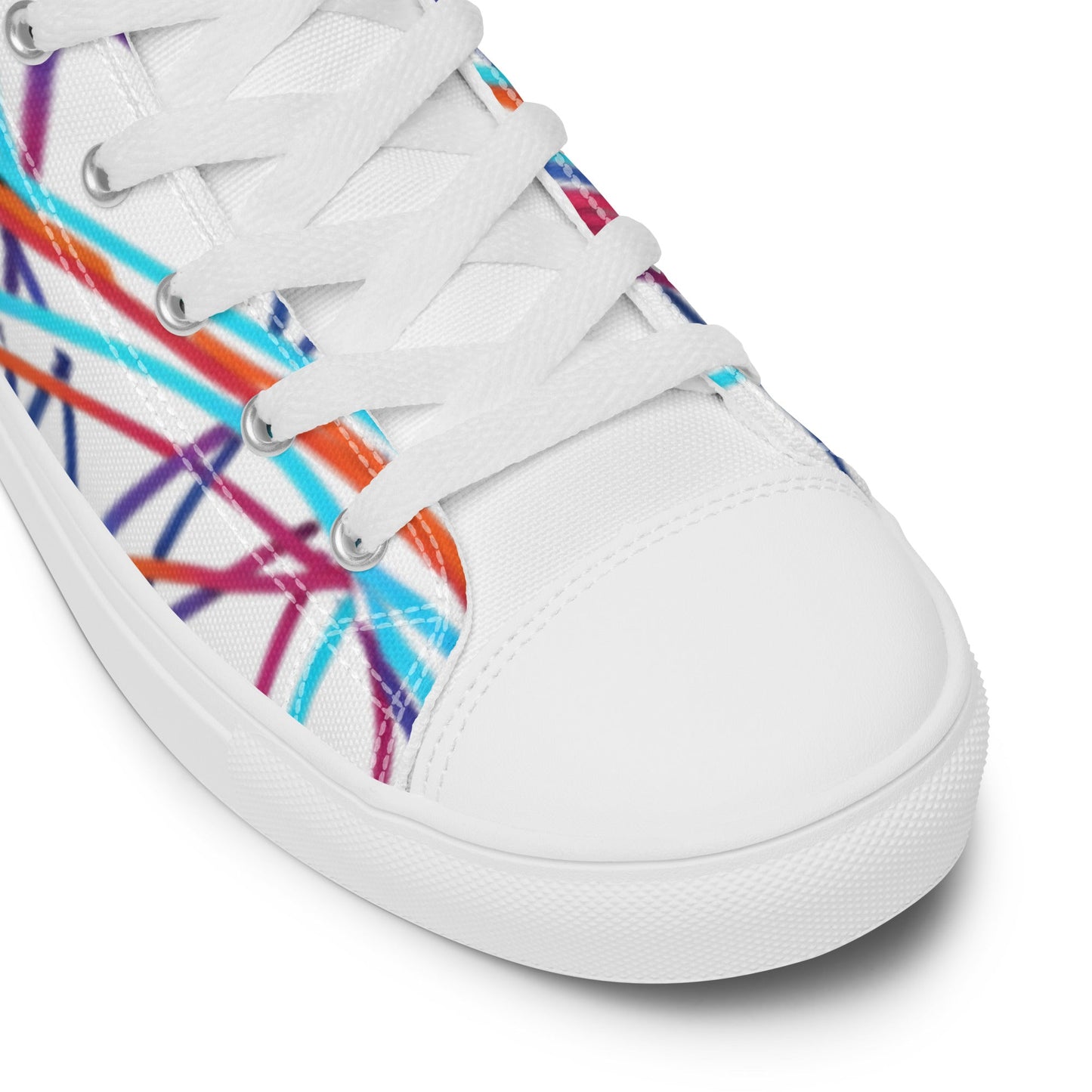 Women’s Day Off Mood high top canvas shoes - Pattern 2 - Day Off Mood