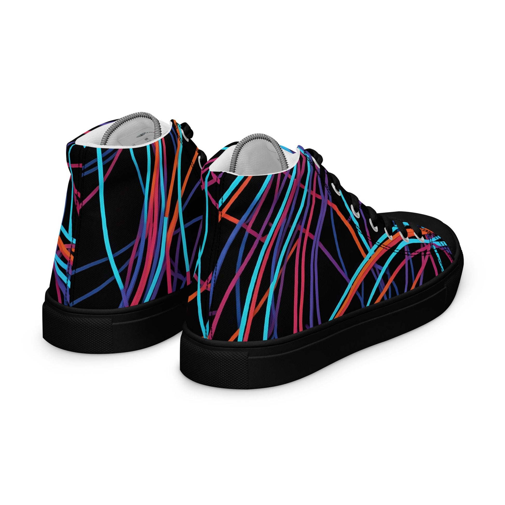 Women’s Day Off Mood high top canvas shoes - Pattern - Day Off Mood