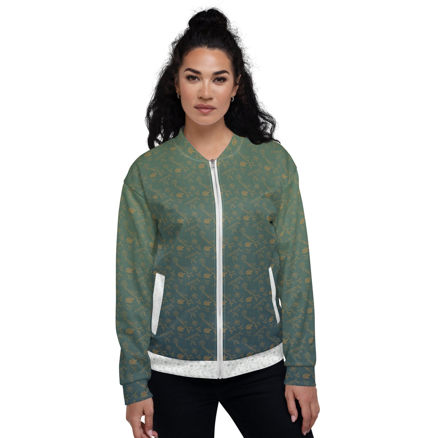 Unisex Bomber Jacket DOM Pattern - Day Off Mood