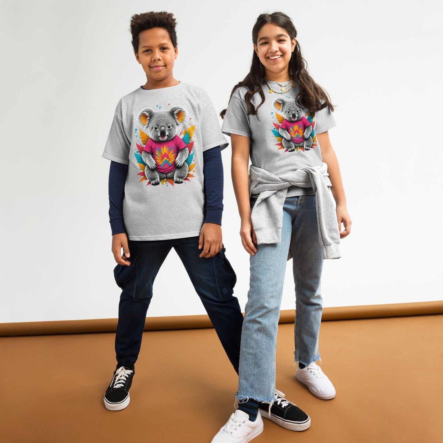 Youth Unisex T-shirt - Koala Series - Day Off Mood