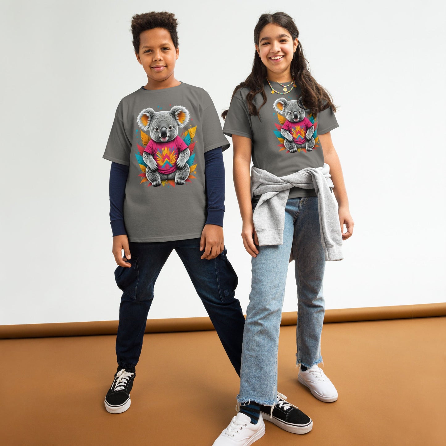 Youth Unisex T-shirt - Koala Series - Day Off Mood