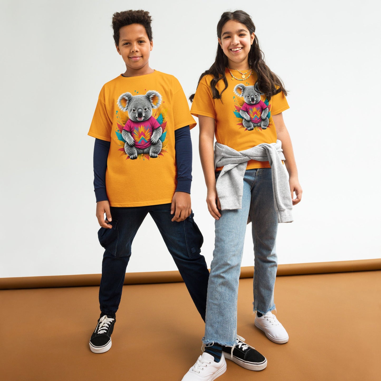 Youth Unisex T-shirt - Koala Series - Day Off Mood
