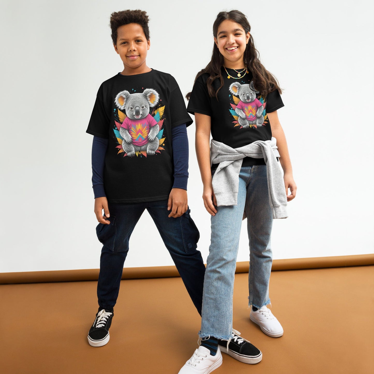 Youth Unisex T-shirt - Koala Series - Day Off Mood