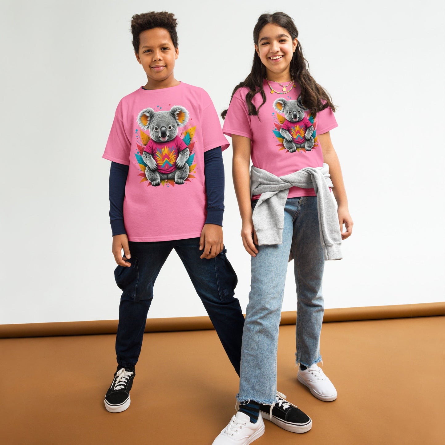 Youth Unisex T-shirt - Koala Series - Day Off Mood