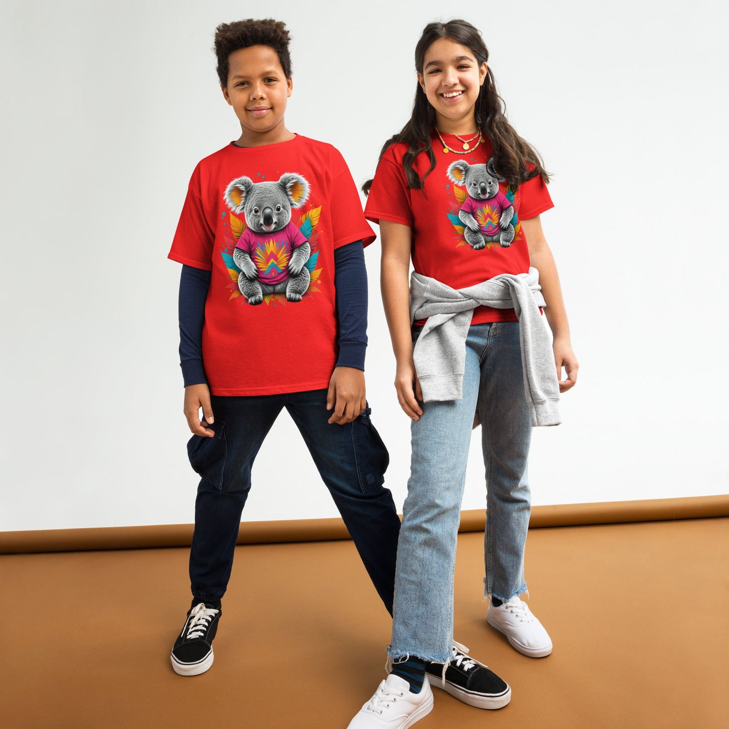 Youth Unisex T-shirt - Koala Series - Day Off Mood