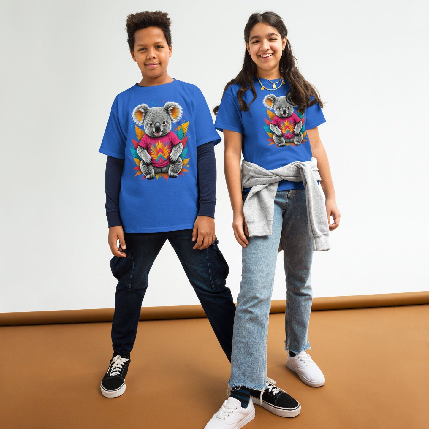 Youth Unisex T-shirt - Koala Series - Day Off Mood